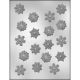 1-1/4"SNOWFLAKE CHOC