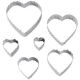 Heart Fondant Double Cut-Outs Set of 6