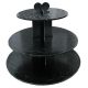 3 Tier Cupcake Stands - Black