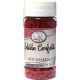 RED HEARTS EDIBLE CONFETTI 2.6 OZ