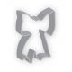 Cookie Cutter Ribbon Bow 4"