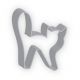 Cookie Cutter Halloween Cat 3.5"