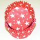 Red Star Standard baking cup  / Cupcake Liner Glassine / 50 count