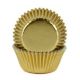 Gold Mini Foil baking cup  / Cupcake Liner / foil, 75 count
