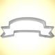 Banner Cookie Cutter 5"