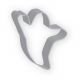 Cookie Cutter Ghost 3"