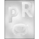 4" Letter P-Q-R Choc Mold