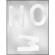 4" Letter M-N-O Choc Mold