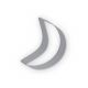 Cookie Cutter Crescent Moon 3"