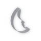 Cookie Cutter Man in the Moon 1 3/4""