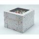 10x10x8 White Party Box Single Unit