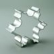 Cookie Cutter Snowflake 3.5"